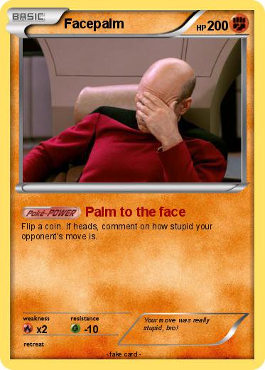 Pokemon Facepalm