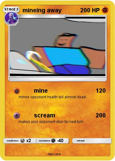 Pokemon mineing away