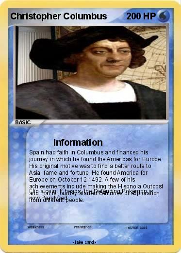 Pokemon Christopher Columbus
