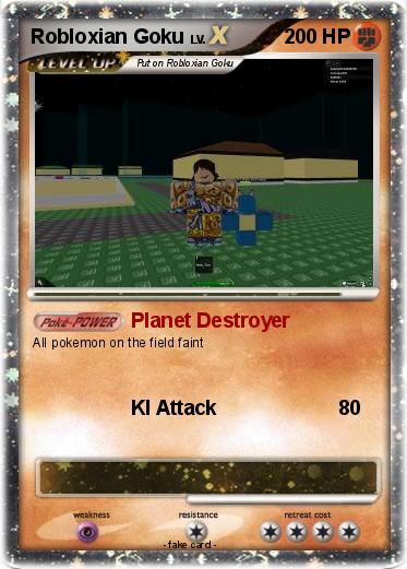 Pokemon Robloxian Goku