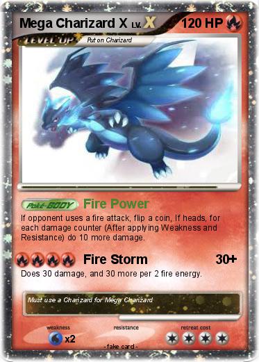 Pokemon Mega Charizard X