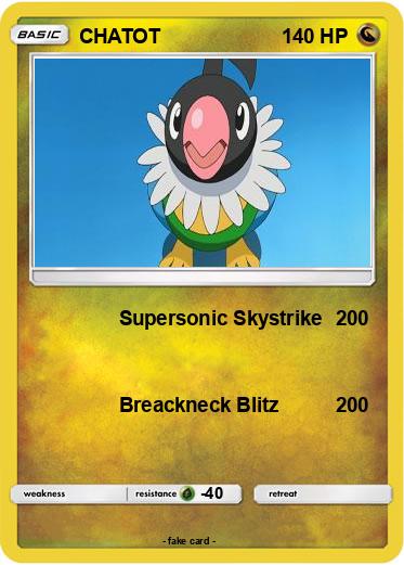 Pokemon CHATOT