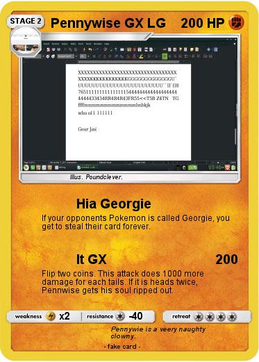 Pokemon Pennywise GX LG