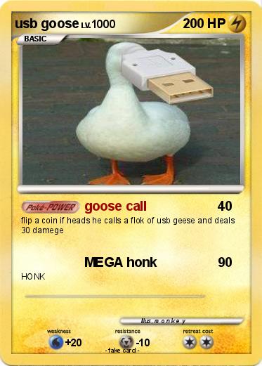 Pokemon usb goose