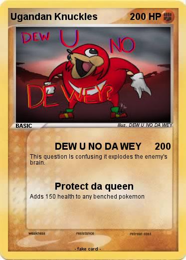 Pokemon Ugandan Knuckles