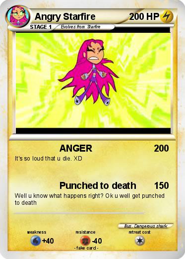 Pokemon Angry Starfire