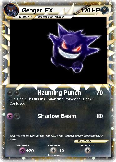 Pokemon Gengar  EX