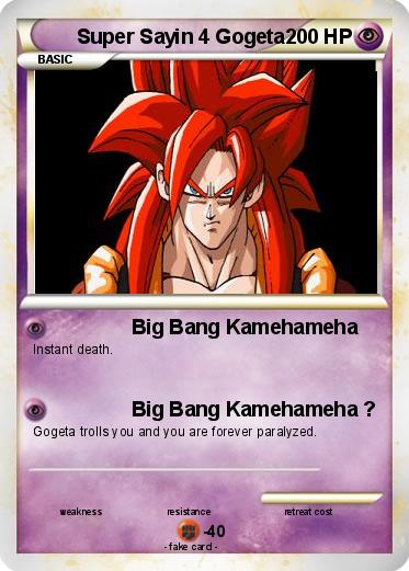 Pokemon Super Sayin 4 Gogeta