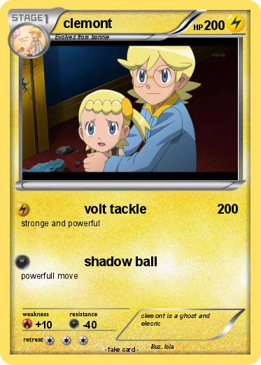 Pokemon clemont