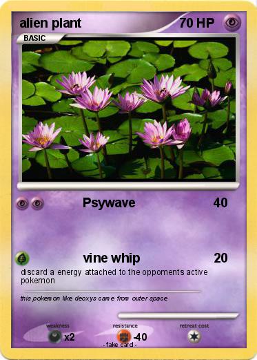 Pokemon alien plant