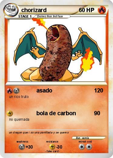 Pokemon chorizard