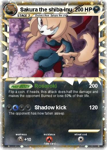 Pokemon Sakura the shiba-inu