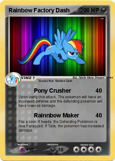 Pokemon Rainbow Factory Dash