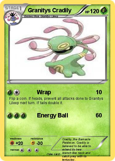 Pokemon Granitys Cradily