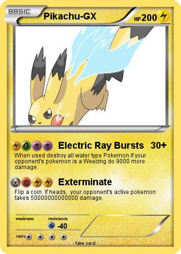 Pokemon Pikachu-GX