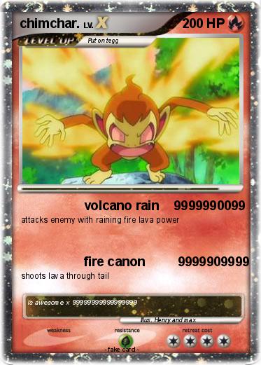 Pokemon chimchar.