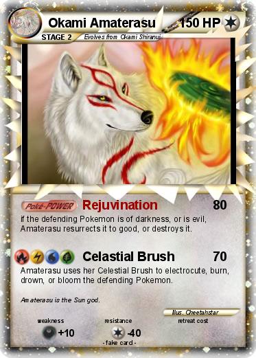 Pokemon Okami Amaterasu
