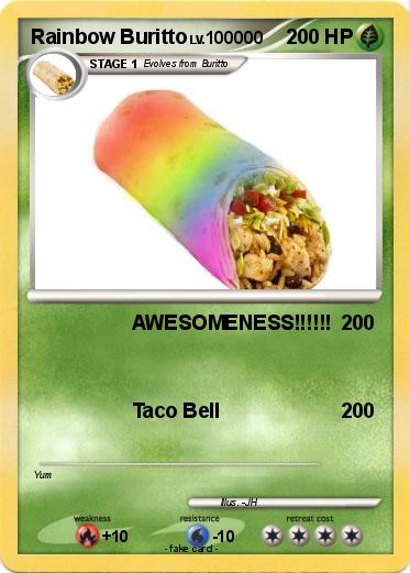 Pokemon Rainbow Buritto