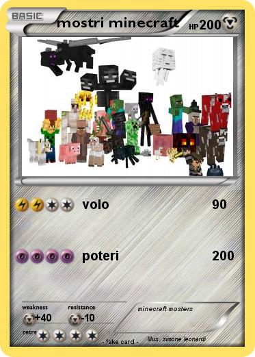 Pokemon mostri minecraft