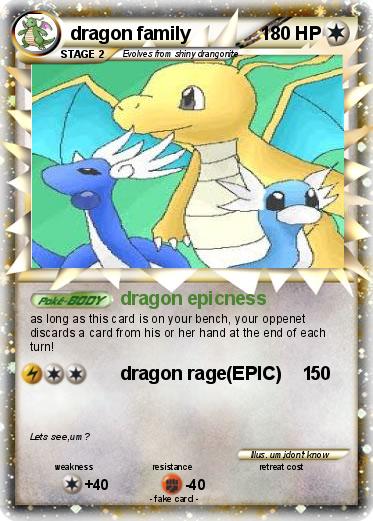 Pokemon dragon family