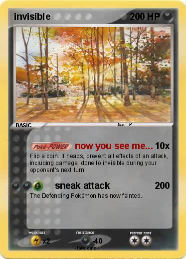 Pokemon invisible