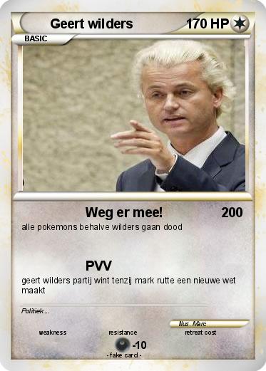 Pokemon Geert wilders