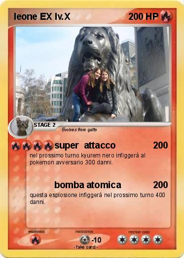 Pokemon leone EX lv.X