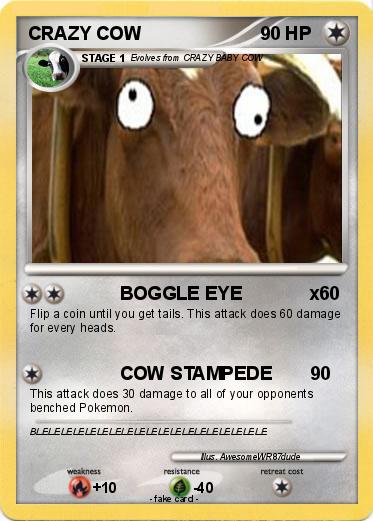 Pokemon CRAZY COW