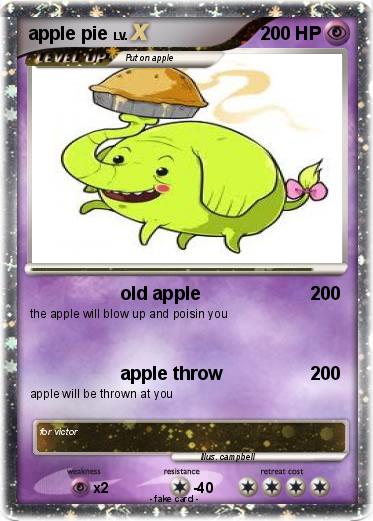Pokemon apple pie