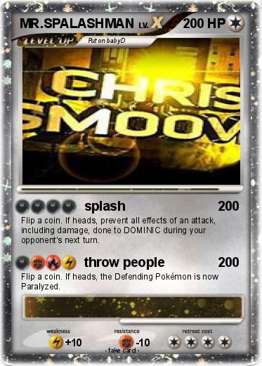 Pokemon MR.SPALASHMAN