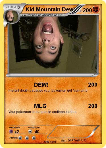 Pokemon Kid Mountain Dew!