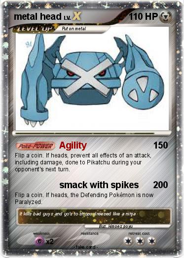 Pokemon metal head