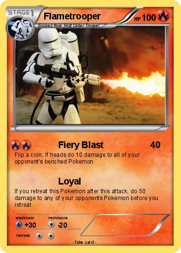 Pokemon Flametrooper