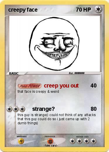 Pokemon creepy face