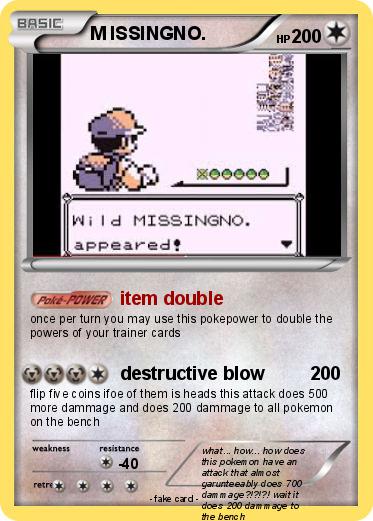 Pokemon M ISSINGNO.
