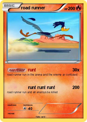 Pokemon road runner