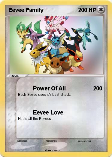 Pokemon Eevee Family