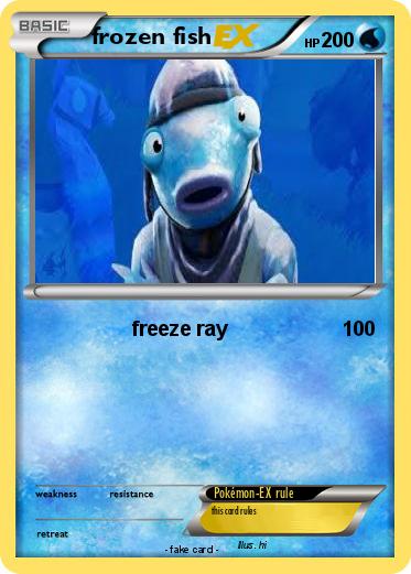 Pokemon frozen fish