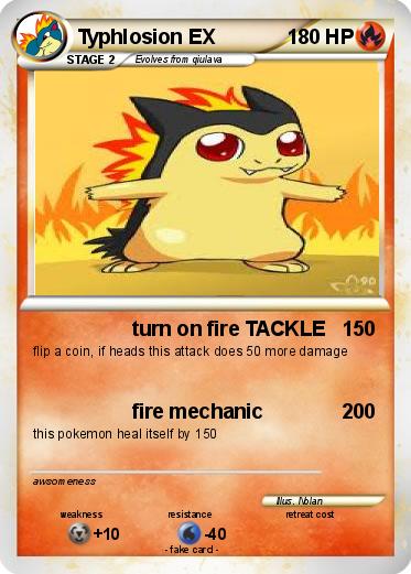 Pokemon Typhlosion EX