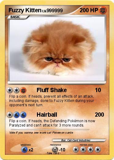 Pokemon Fuzzy Kitten
