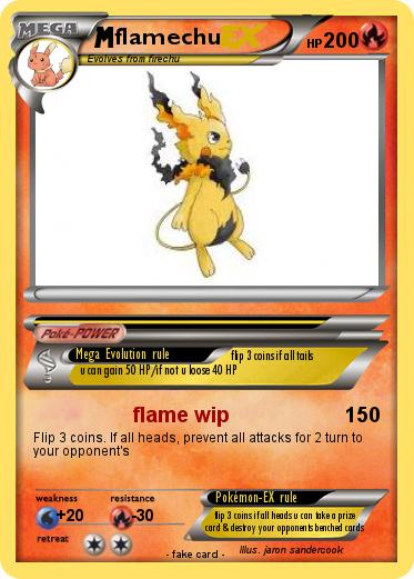 Pokemon flamechu