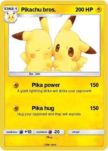 Pokemon Pikachu bros.