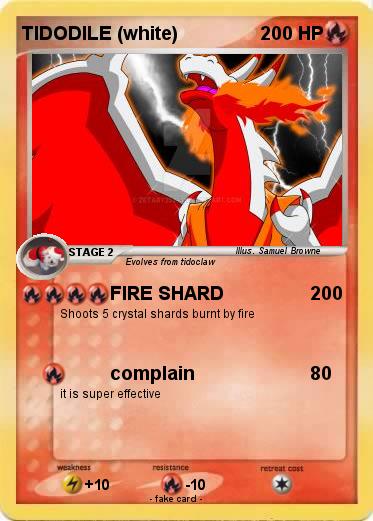 Pokemon TIDODILE (white)