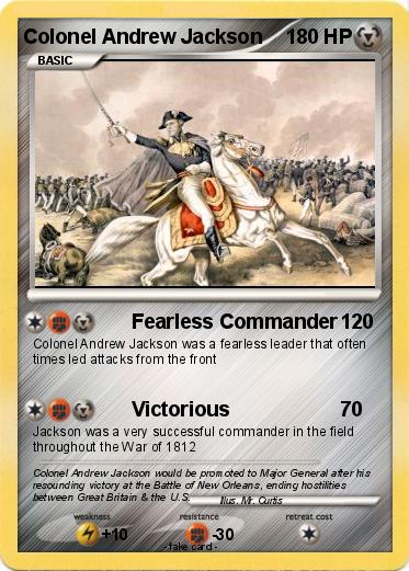 Pokemon Colonel Andrew Jackson