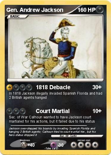 Pokemon Gen. Andrew Jackson
