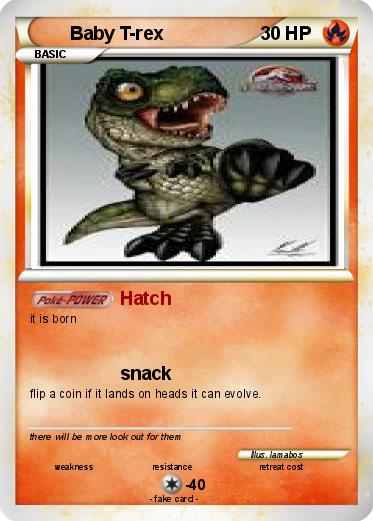 Pokemon Baby T-rex