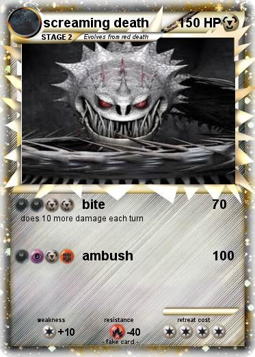Pokemon screaming death