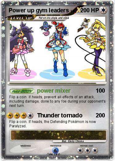 Pokemon Power up gym leaders