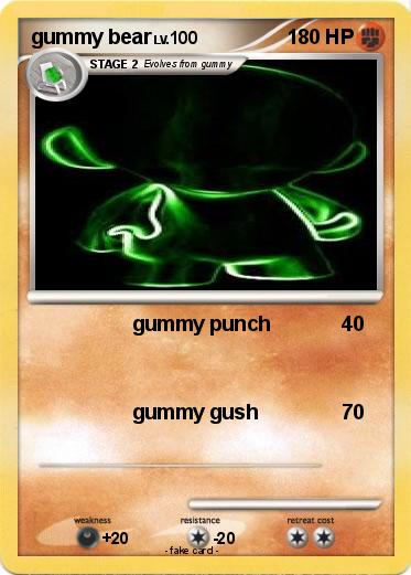 Pokemon gummy bear