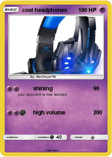 Pokemon cool headphones